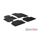Original Gledring Passform Fußmatten Gummimatten 4 Tlg. Loch Fix. - Kia Sportage 2010-01.2016